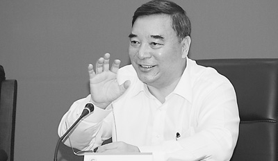 图为中国建材集团、中国医药集团董事长宋志平。