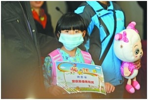 北京H7N9患儿圆圆康复出院