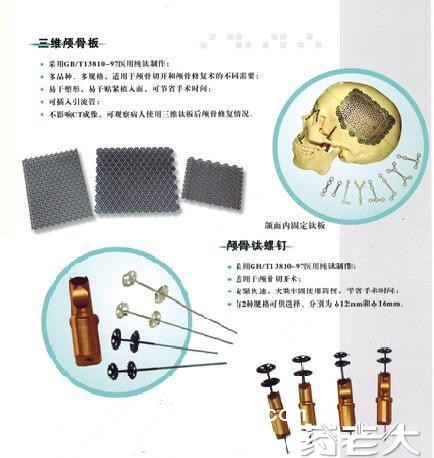 康利民钛网钛钉